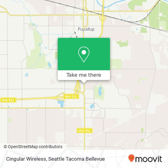 Cingular Wireless map