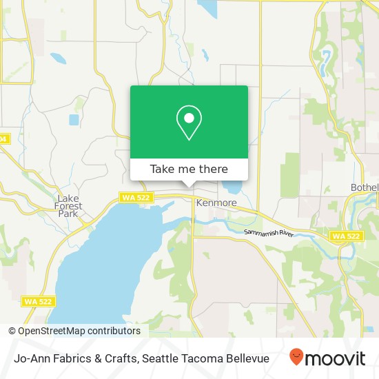 Jo-Ann Fabrics & Crafts map