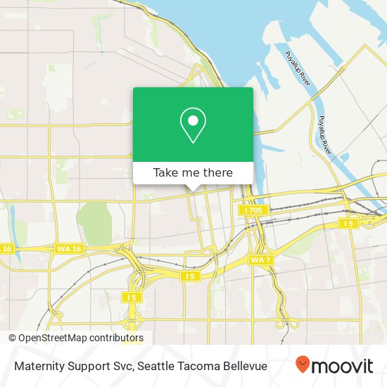 Maternity Support Svc map