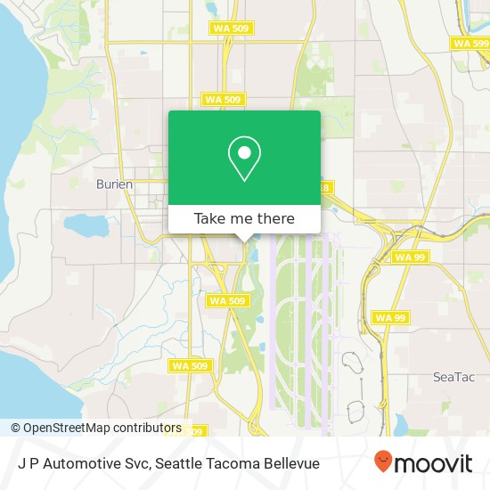 J P Automotive Svc map