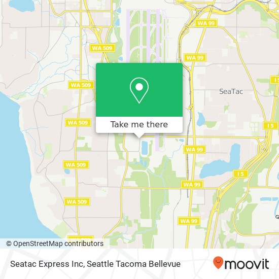 Mapa de Seatac Express Inc