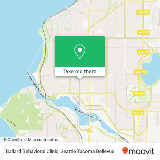 Ballard Behavioral Clinic map