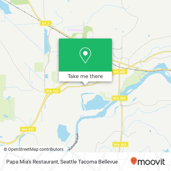 Papa Mia's Restaurant map