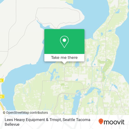 Lees Heavy Equipment & Trnspt map