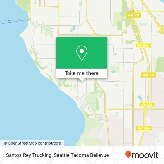 Mapa de Santos Rey Trucking
