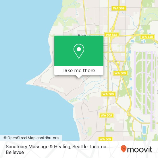 Sanctuary Massage & Healing map