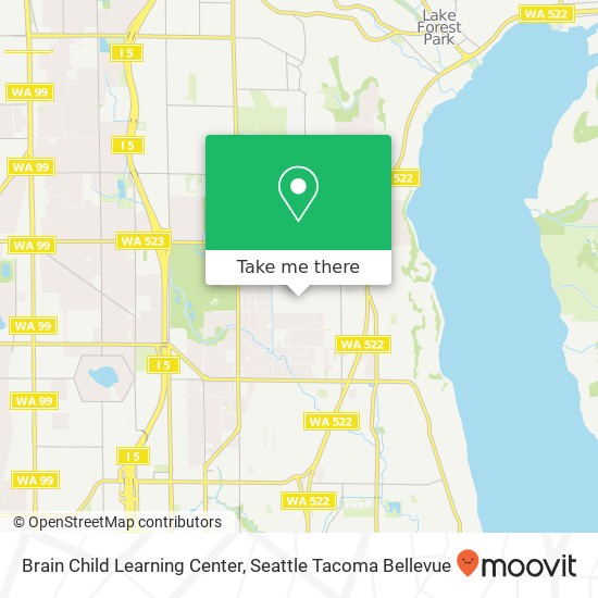 Brain Child Learning Center map