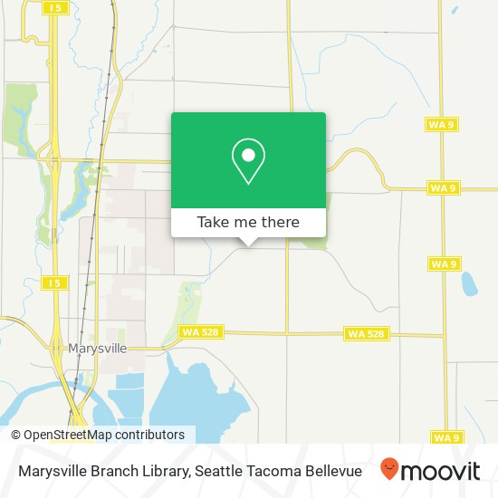 Marysville Branch Library map