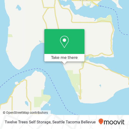 Mapa de Twelve Trees Self Storage