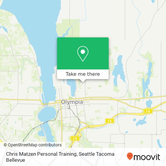 Chris Matzen Personal Training map