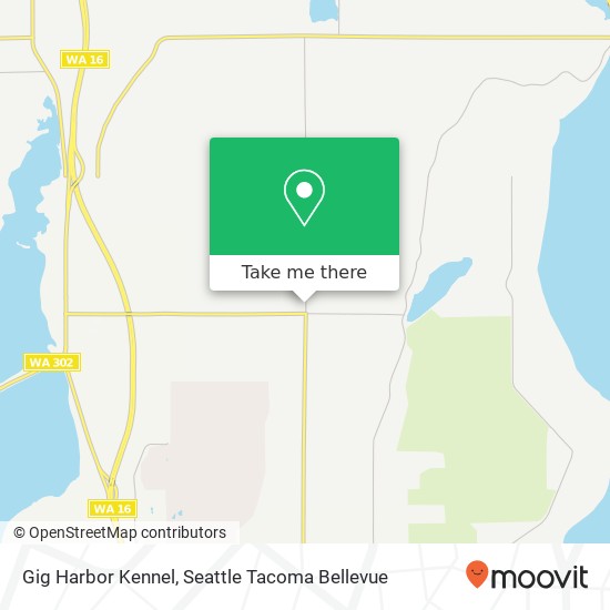 Mapa de Gig Harbor Kennel