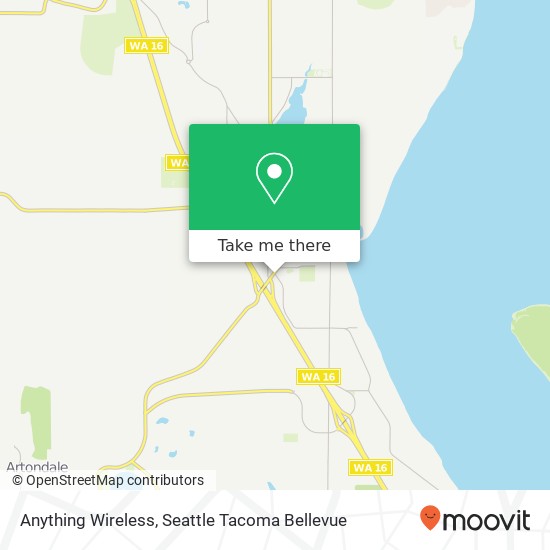 Anything Wireless map