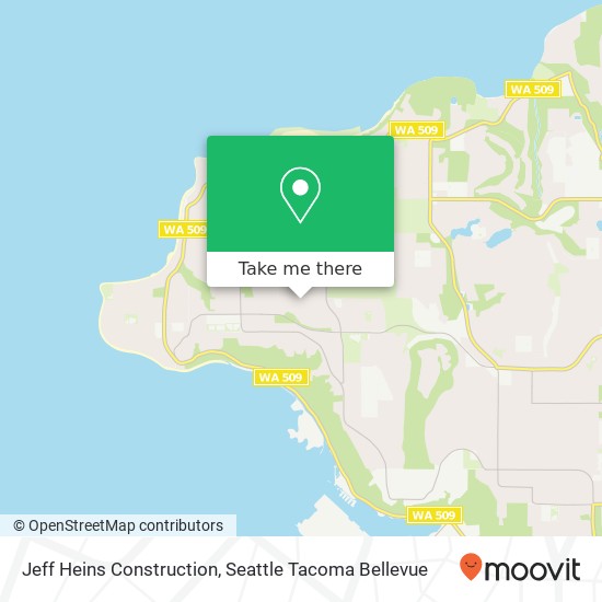 Jeff Heins Construction map