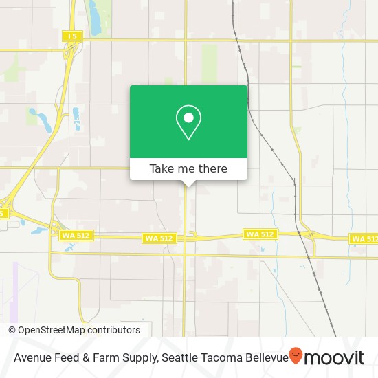 Mapa de Avenue Feed & Farm Supply