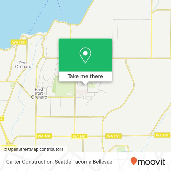 Carter Construction map