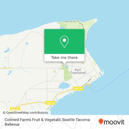 Mapa de Colinwd Farms Fruit & Vegetabl