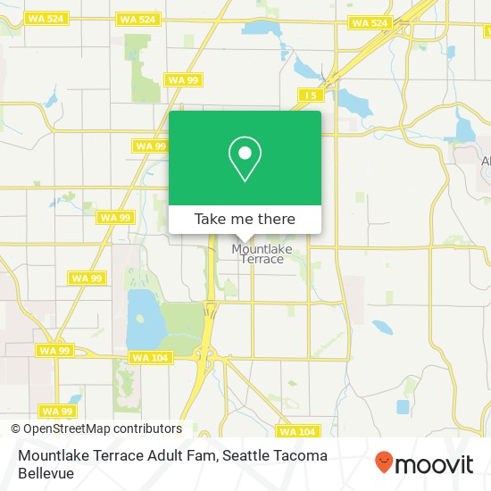 Mapa de Mountlake Terrace Adult Fam