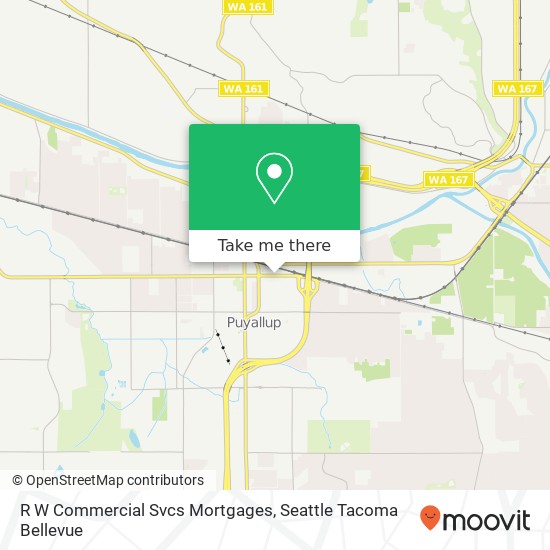 R W Commercial Svcs Mortgages map