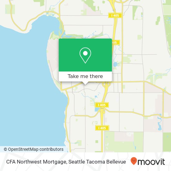 CFA Northwest Mortgage map