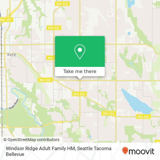 Mapa de Windsor Ridge Adult Family HM