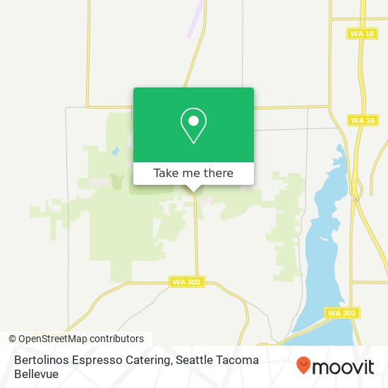 Mapa de Bertolinos Espresso Catering