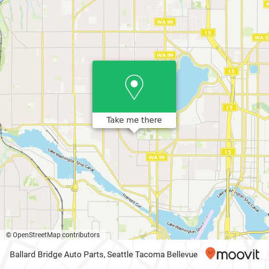 Ballard Bridge Auto Parts map