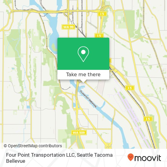 Mapa de Four Point Transportation LLC