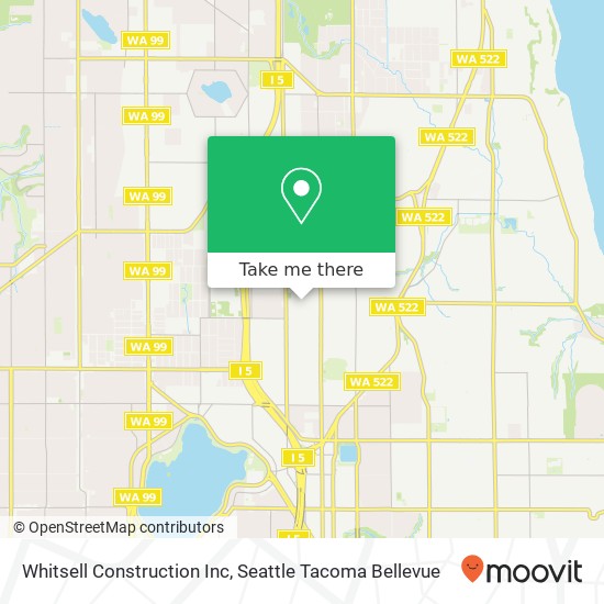 Whitsell Construction Inc map