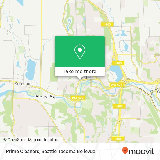 Prime Cleaners map