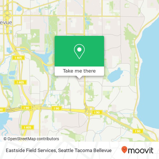 Eastside Field Services map