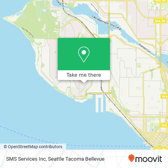 SMS Services Inc map