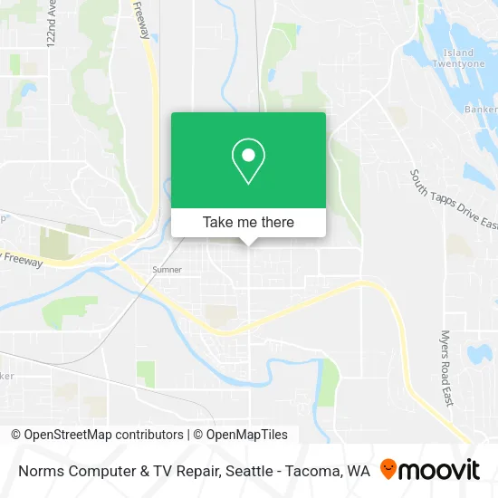 Norms Computer & TV Repair map