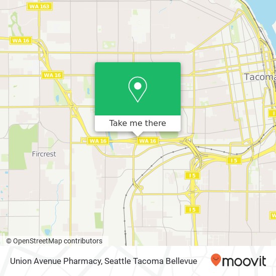 Mapa de Union Avenue Pharmacy