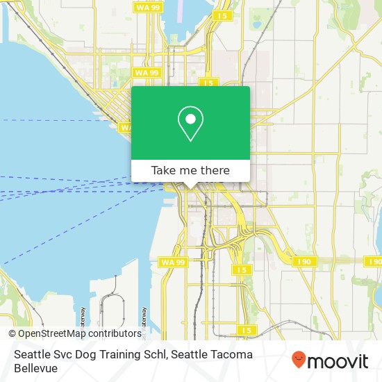 Mapa de Seattle Svc Dog Training Schl