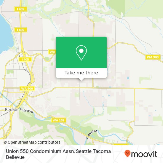Mapa de Union 550 Condominium Assn