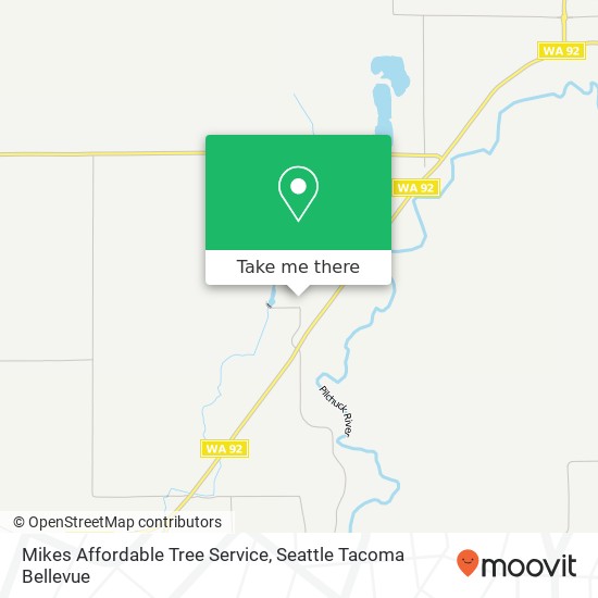 Mikes Affordable Tree Service map