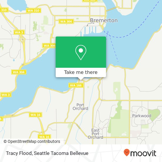 Mapa de Tracy Flood