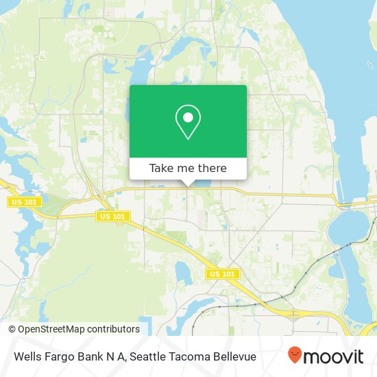 Mapa de Wells Fargo Bank N A