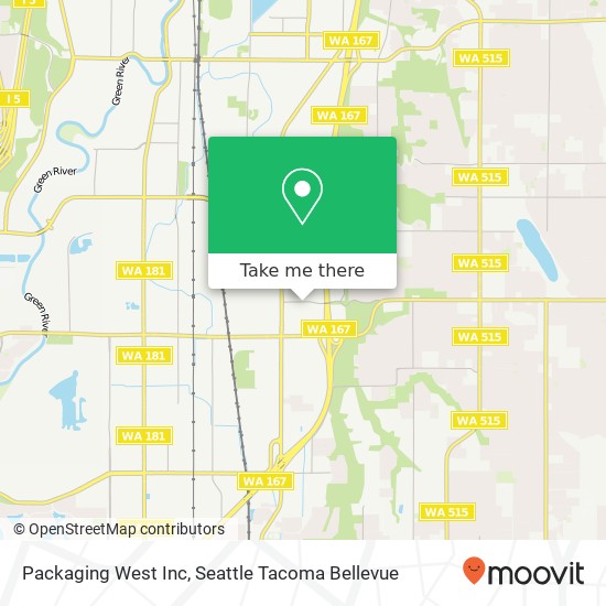 Packaging West Inc map