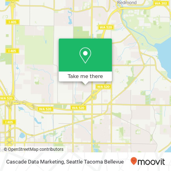 Cascade Data Marketing map