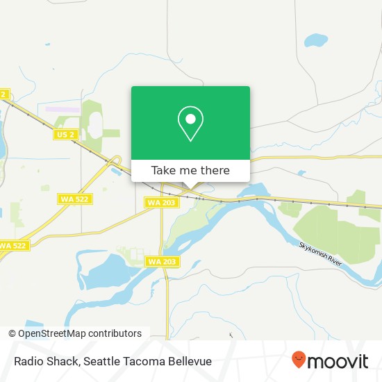 Radio Shack map