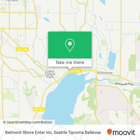 Mapa de Belmont-Shore Enter Inc