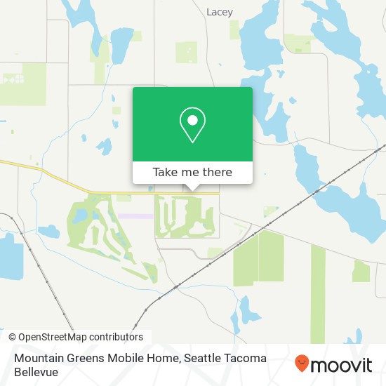 Mapa de Mountain Greens Mobile Home