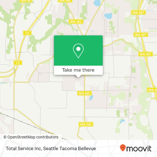 Total Service Inc map