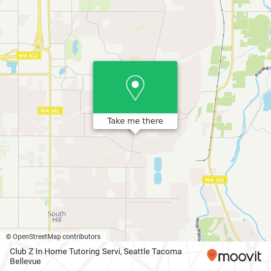 Club Z In Home Tutoring Servi map