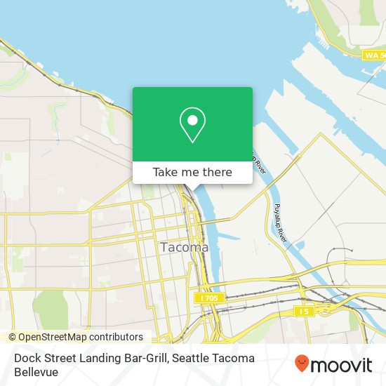 Mapa de Dock Street Landing Bar-Grill