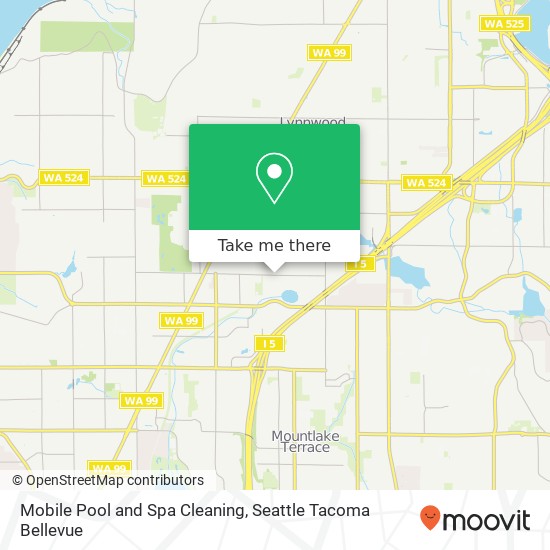 Mobile Pool and Spa Cleaning map