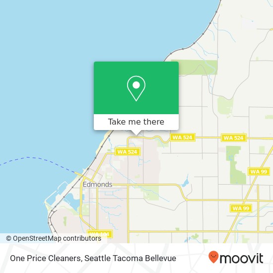 One Price Cleaners map