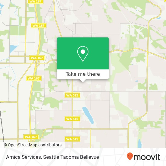 Amica Services map