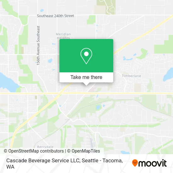 Mapa de Cascade Beverage Service LLC